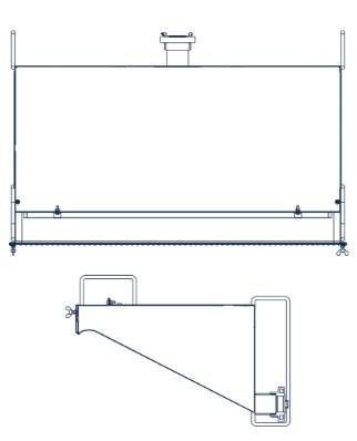 Roßbach weir skimmer type c Drawing