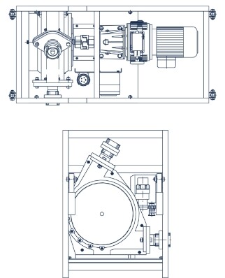 Peristaltic pump LZ40 sketch