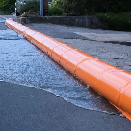 wasserbarriere eingrenzend